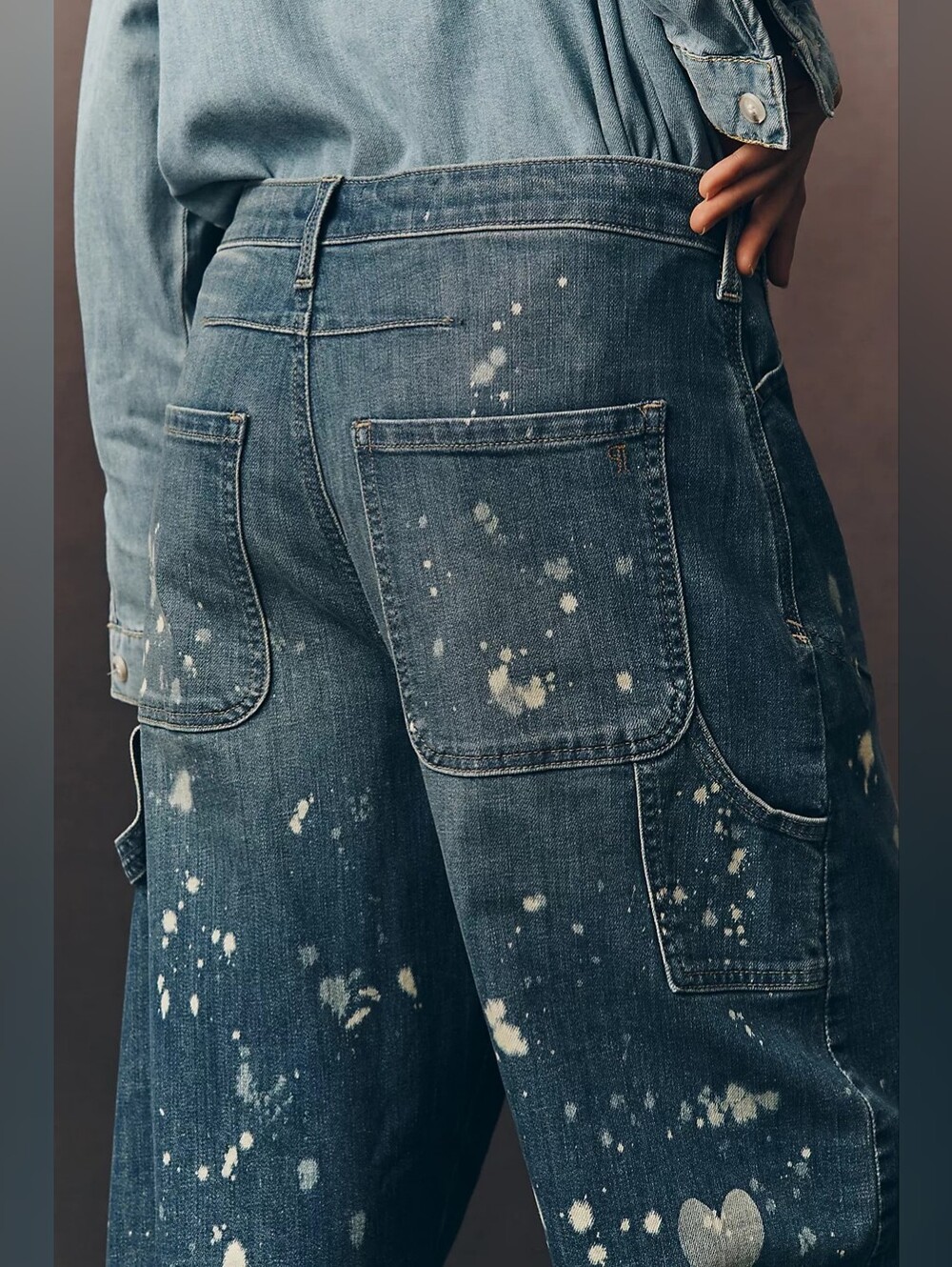 Pilcro  By Anthropologie The Kayden Barrel Carpenter Jeans - Picture 4 of 4